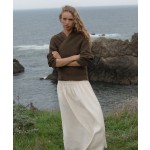 Cropped Cotton Cocoon Cardigan