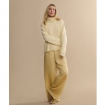 Cropped Cashmere Jet Turtleneck