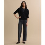 Cropped Cashmere Cocoon Cardigan